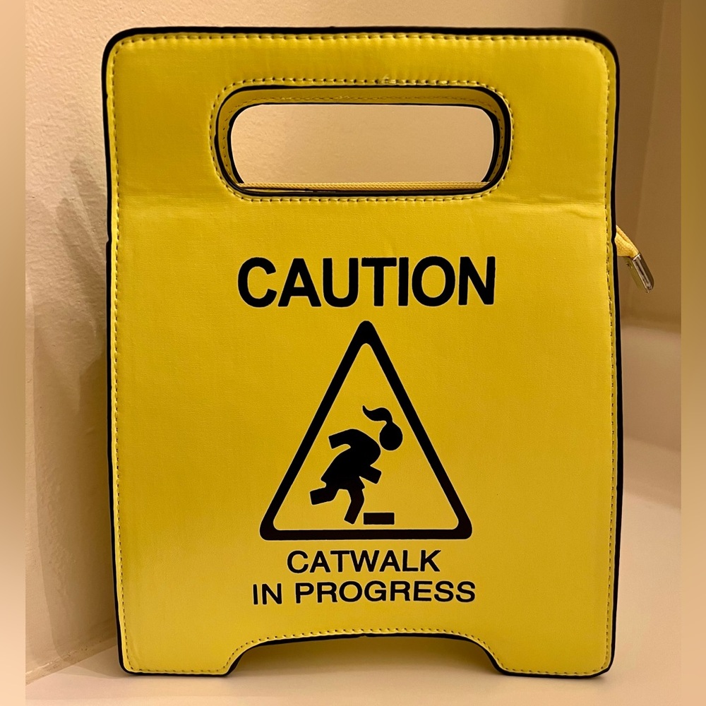 Caution Catwalk in Progress Purse